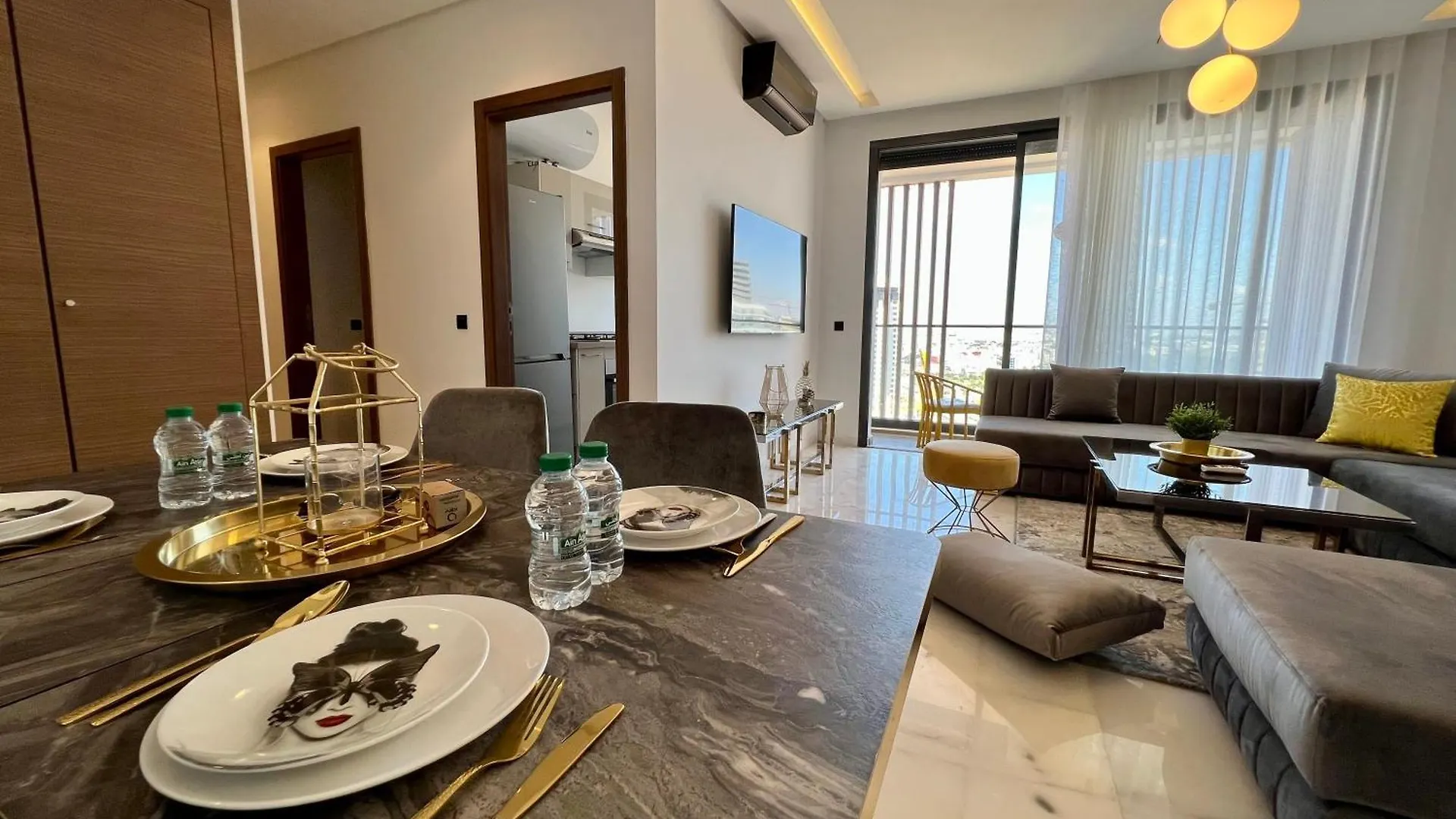 Casa Financial City 2 Bedrooms - Appartali Luxury Platform Casablanca Inn